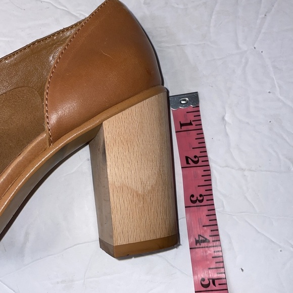 1.State asymmetrical block heel leather size 7.5 - Picture 5 of 7